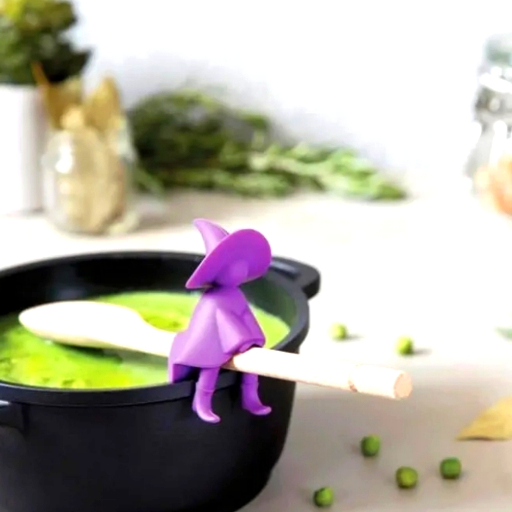 Purple Agatha Spoon Rest for Stove Top